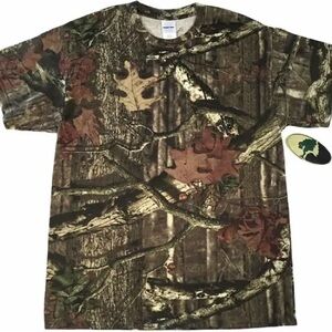 New - Mossy Oak Break Up Infinity Camouflage Short Sleeve T-Shirt